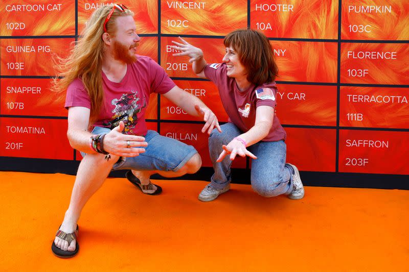 Hundreds of redheads from around the world take part in annual festival in Netherlands