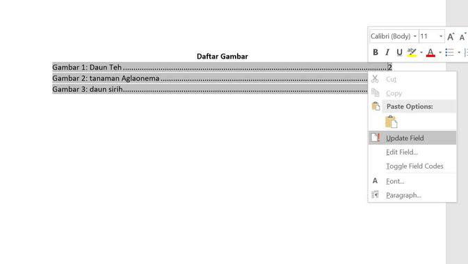 Cara Membuat Daftar Gambar di Word Otomatis, Lengkap dengan Tutorial