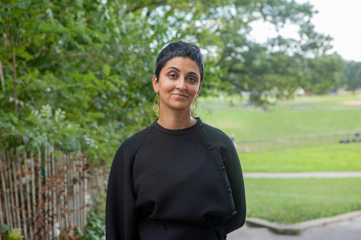 picture of Priti Krishtel staring into camera, slightly smiling