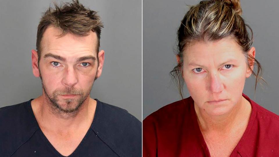 PHOTO: James Crumbley, left, and Jennifer Crumbley are seen in photos provided by the Oakland County Sheriff's Office. (Oakland County Sheriff's Office)