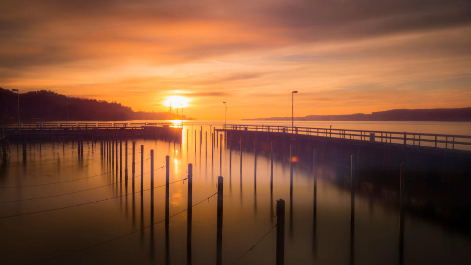 sunset, Lake Constance