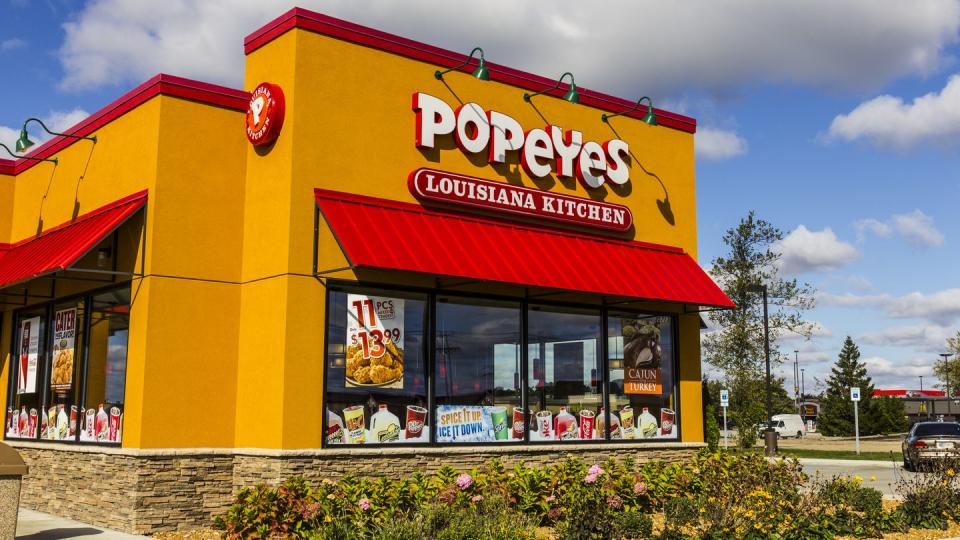 popeyes louisiana kitchen fast food restaurant