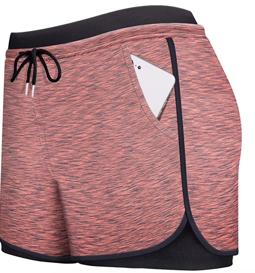 Double-layer fitness shorts, S$24.89. PHOTO: Amazon