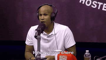 Richard Jefferson saying, "when you're there, you have to make the big decision"