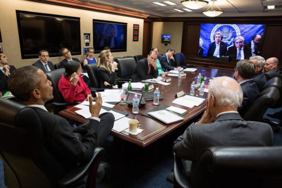April 1, 2015 — Iran nuclear talks update in the Situation Room