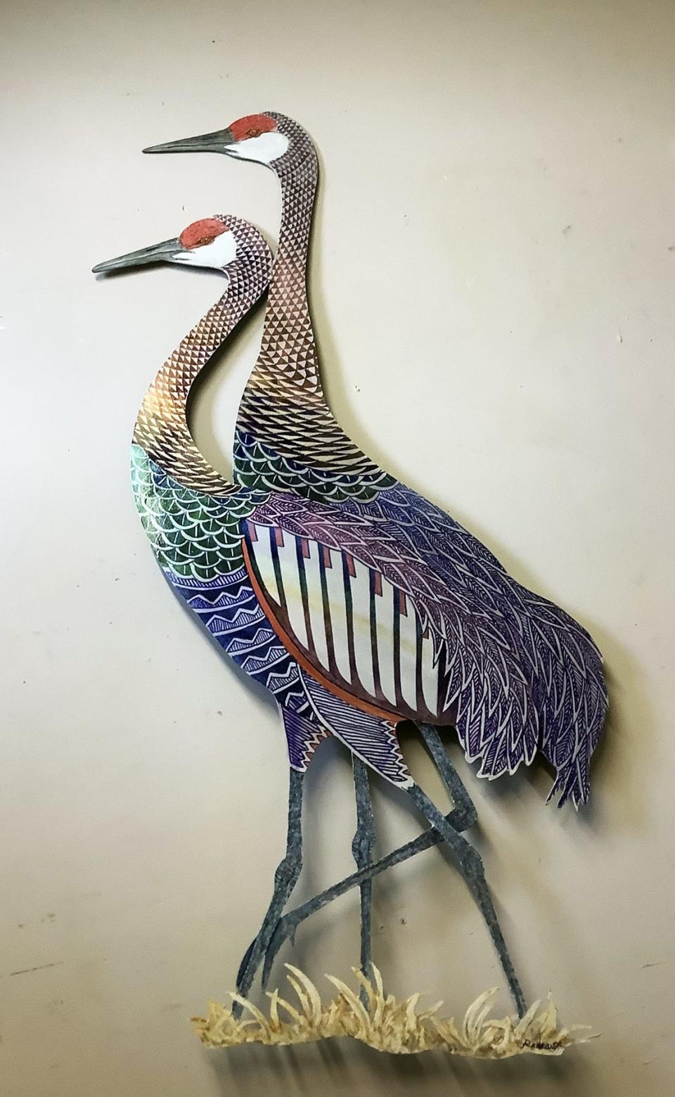 Cranes by Pueblo Artist Radeaux