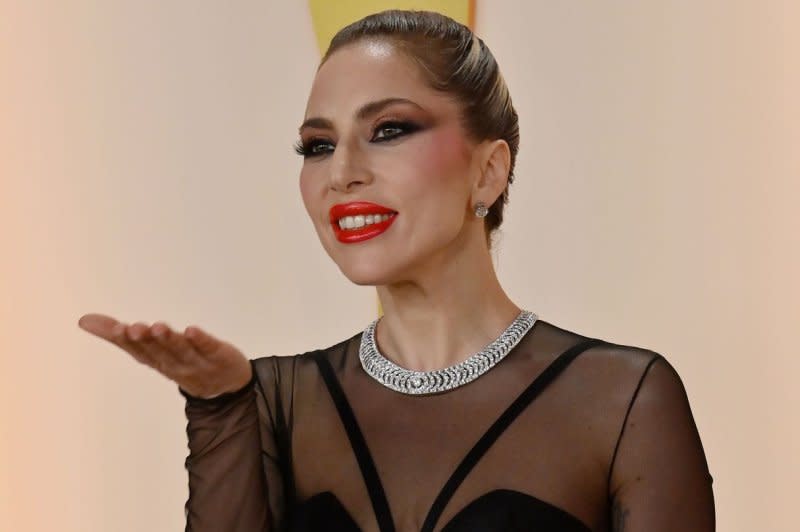 Lady Gaga attends the 95th annual Academy Awards at the Dolby Theatre in the Hollywood section of Los Angeles on March 12. File Photo by Jim Ruymen/UPI