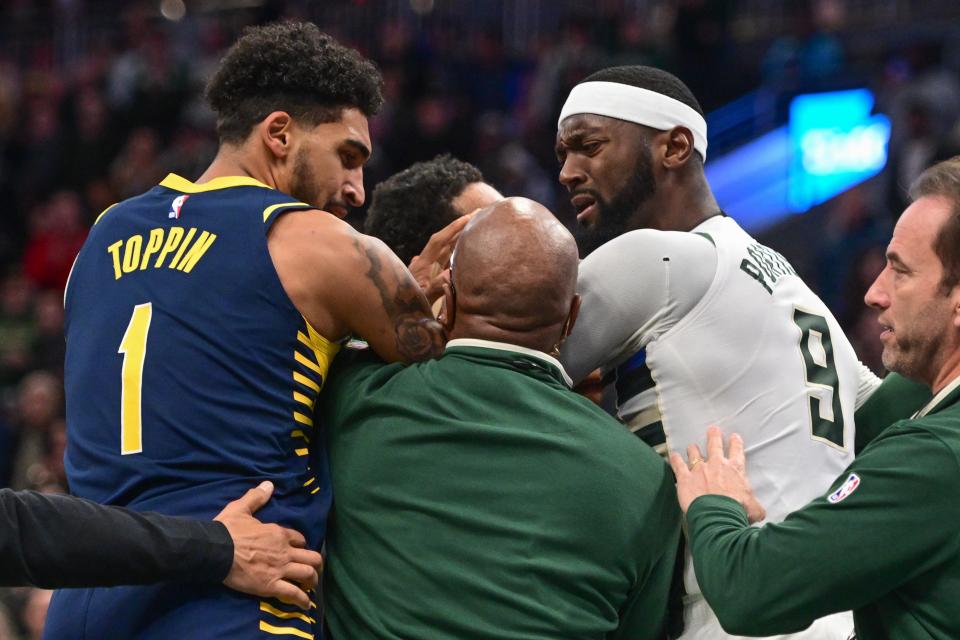 Will the Milwaukee Bucks beat the Indiana Pacers in Game 1 of their NBA Playoffs series? NBA picks, predictions and odds weigh in on Sunday's game.