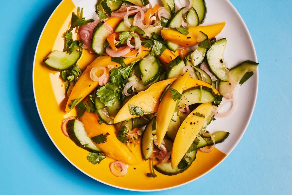 Mango and Cucumber Chow