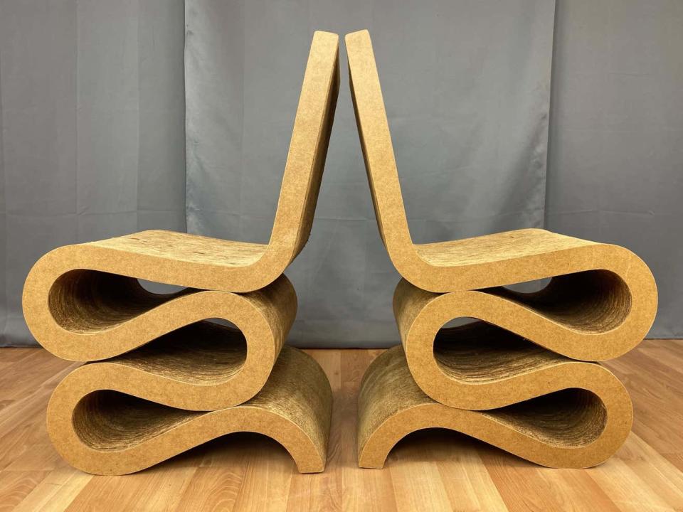 Frank Gehry’s Wiggle Chairs