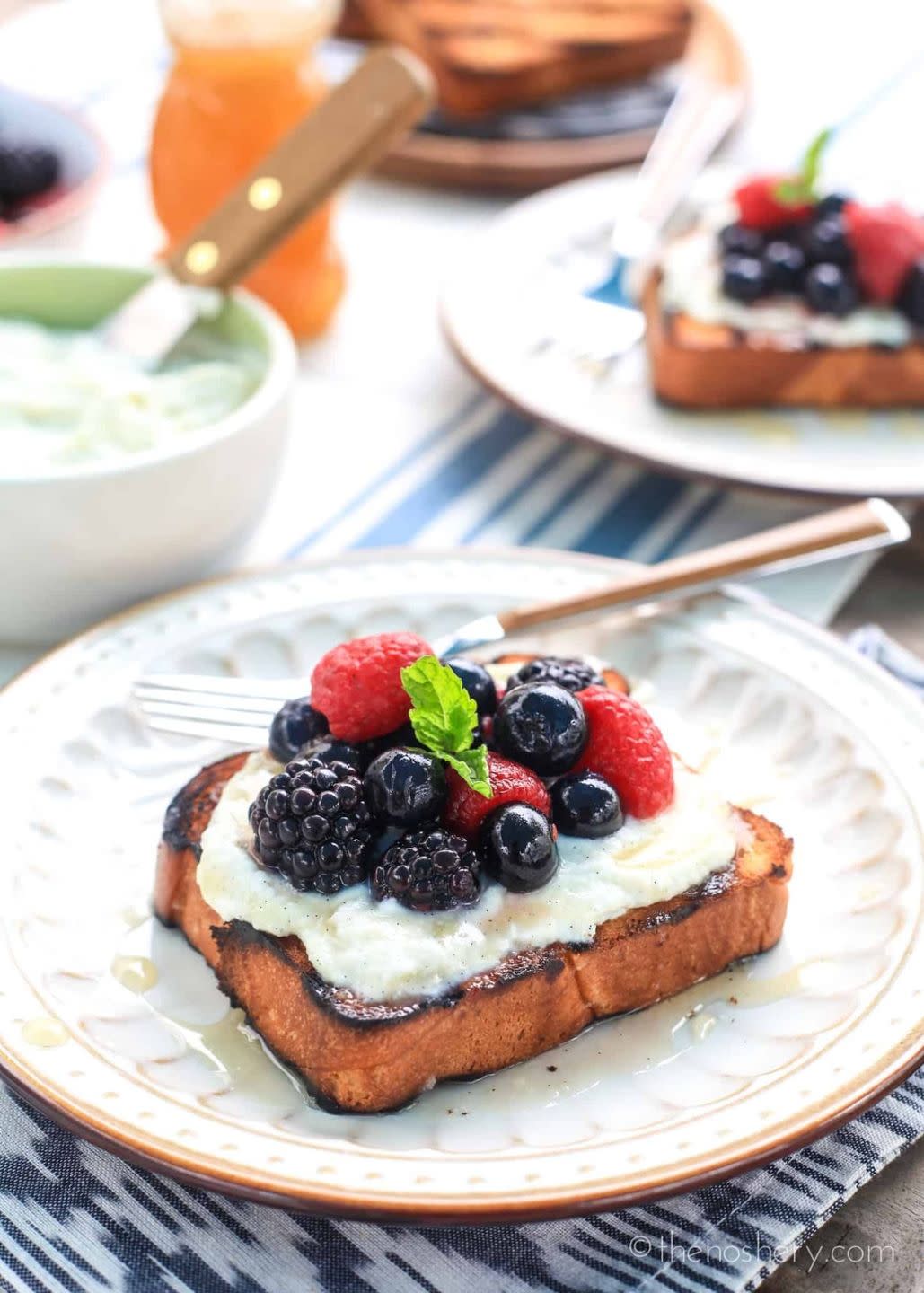 campfire desserts brioche toast