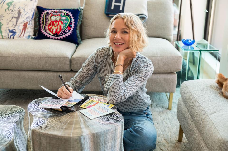 Naomi Watts launches a Menopause Greeting Card Partnership on August 30, 2022 in New York City. - Credit: Getty Images for STRIPES