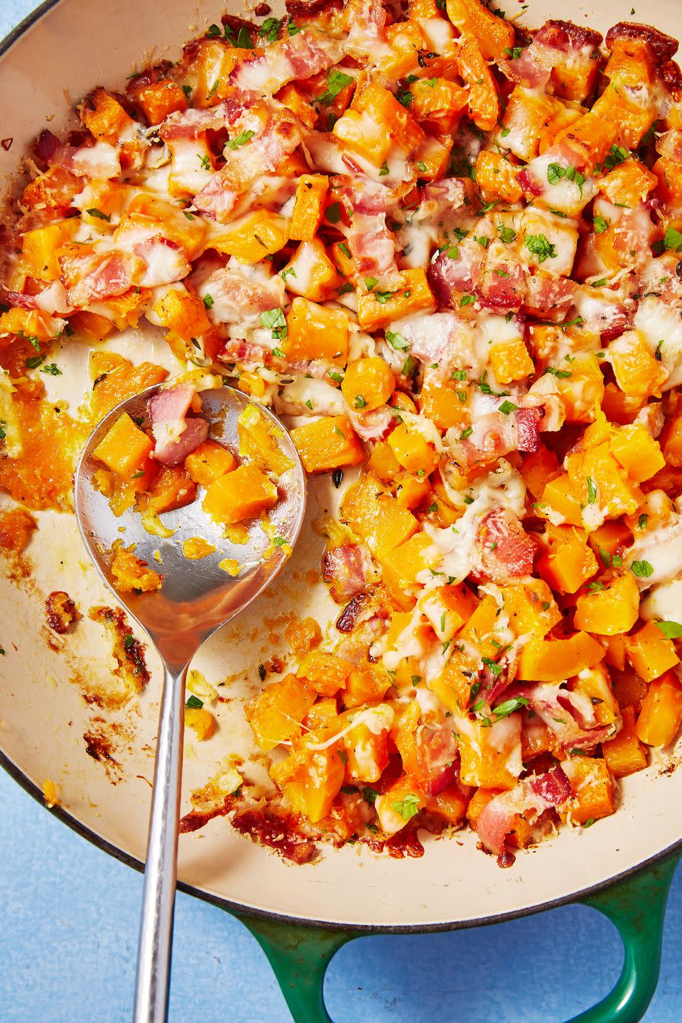 Cheesy Bacon Butternut Squash