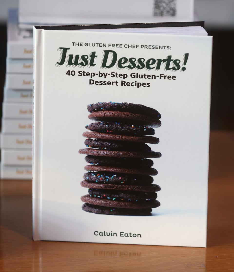 Calvin Eaton has published a book on gluten free desserts.