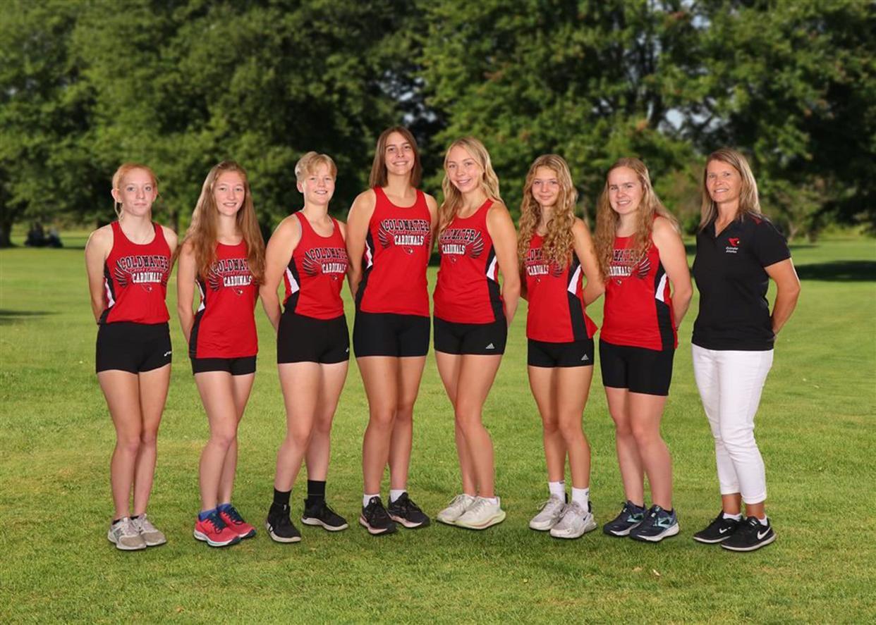The Coldwater Cardinal Girls Cross Country Team