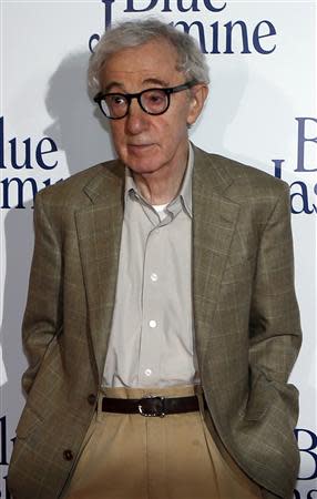 U.S. director Woody Allen poses during the premiere of his film "Blue Jasmine" in Paris in this file photo taken August 27, 2013. REUTERS/Charles Platiau/Files