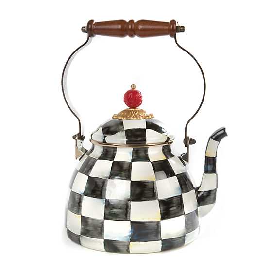 <p><a href="https://go.redirectingat.com?id=74968X1596630&url=https%3A%2F%2Fwww.mackenzie-childs.com%2Fcourtly-check-enamel-tea-kettle---2-quart%2F89257.html&sref=https%3A%2F%2Fwww.housebeautiful.com%2Fshopping%2Fbest-stores%2Fg44588375%2Fmackenzie-childs-barn-sale-2023%2F" rel="nofollow noopener" target="_blank" data-ylk="slk:Shop Now;elm:context_link;itc:0;sec:content-canvas" class="link ">Shop Now</a></p><p>Courtly Check Enamel Tea Kettle</p><p>$99.00</p><p>mackenzie-childs.com</p><span class="copyright">MacKenzie-Childs</span>