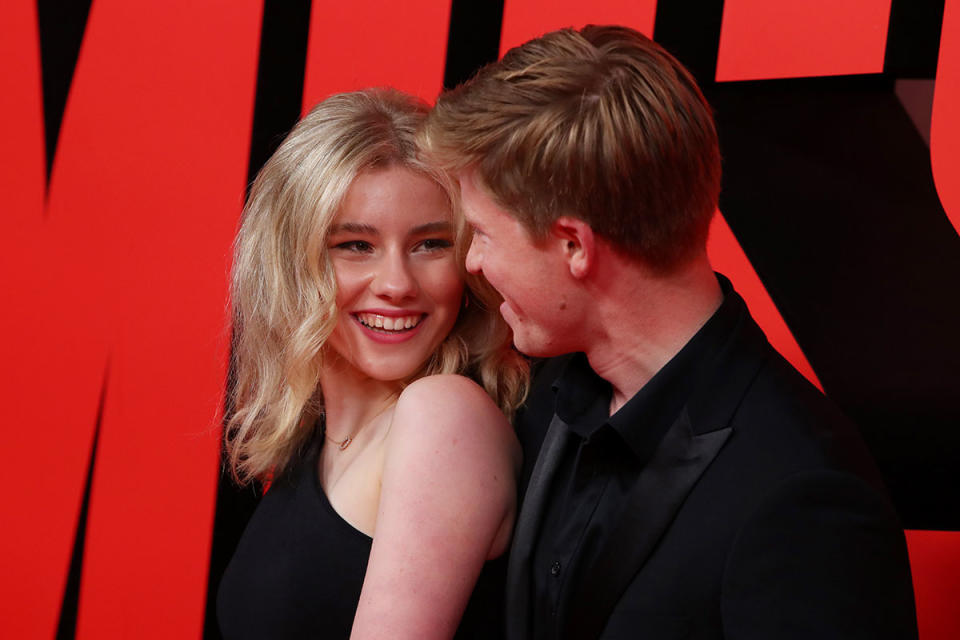 Robert Irwin and Rorie Buckley on the red carpet in Sydney