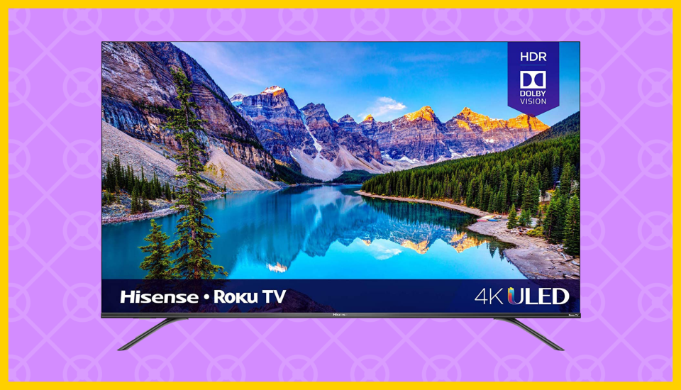 Save $130 on the Hisense 65-inch Class R8 Series 4K ULED Roku Smart TV. (Photo: Amazon)