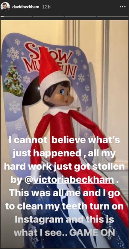 La divertida pelea de David y Victoria Beckham por controlar al duendes navideños de la casa