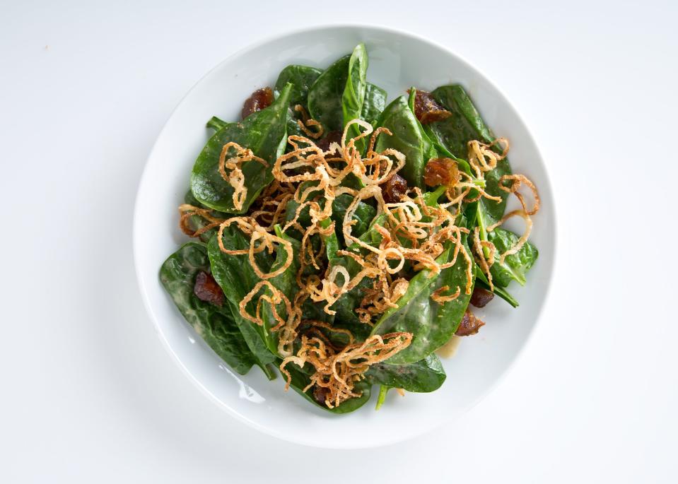 Spinach Salad with Dates