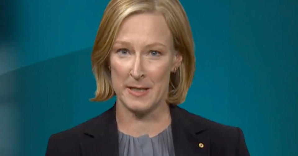 Leigh Sales has been targeted by trolls after making the announcement she will finish up on ABC&#39;s 7:30 after the election this year. Photo: ABC