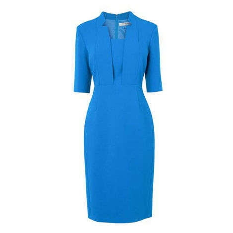 L.K. Bennett Detroit fitted dress in snorkel blue, $395, lkbennett.com