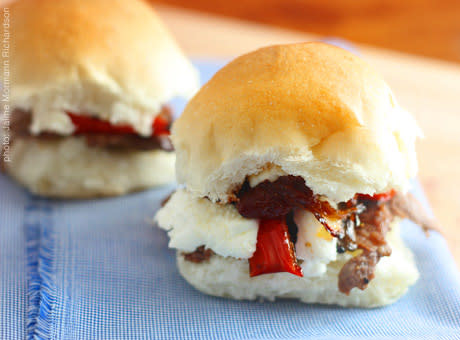 Philly Cheesesteak Sliders