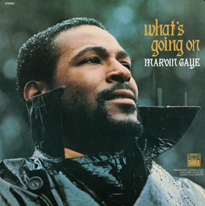 Portada del álbum _What's Going On_ de Marvin Gaye.