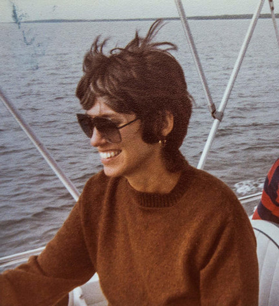 Jessica Leeds smiles while sitting on a boat on the water (Courtesy of Jessica Leeds)