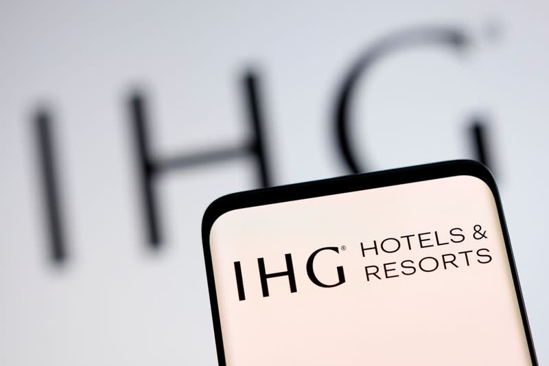 Illustration shows IHG logo