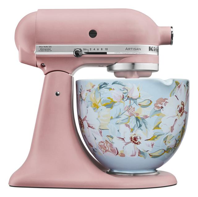 KitchenAid 5 Quart Whispering Floral Ceramic Bowl