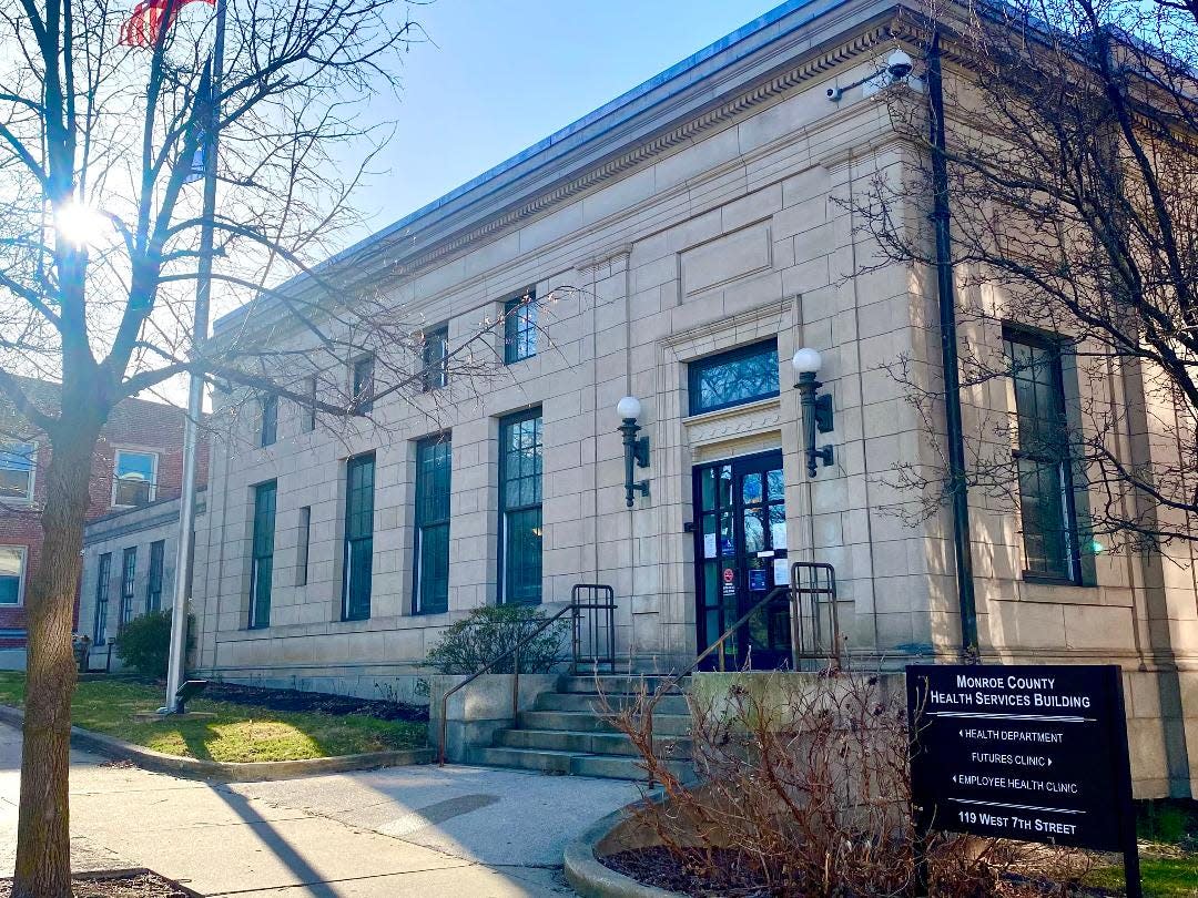 The Monroe County Health Department office on Seventh Street.