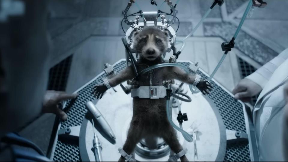 Guardians of the Galaxy Vol 3 sees Rocket flashback
