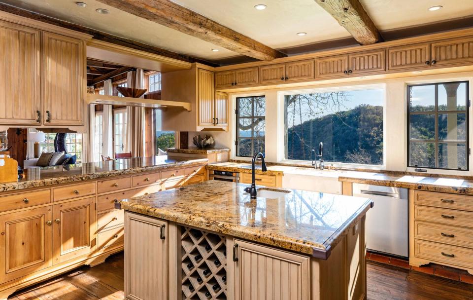 4) This is the French country kitchen.