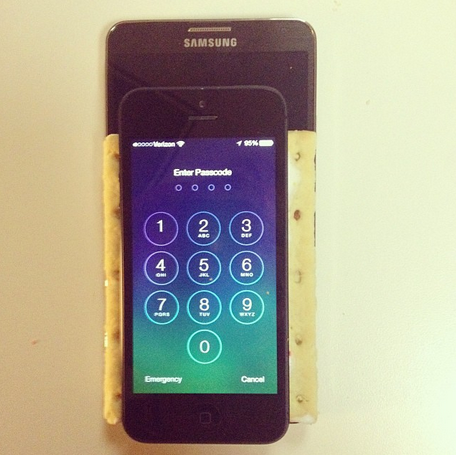 samsung iphone poptart