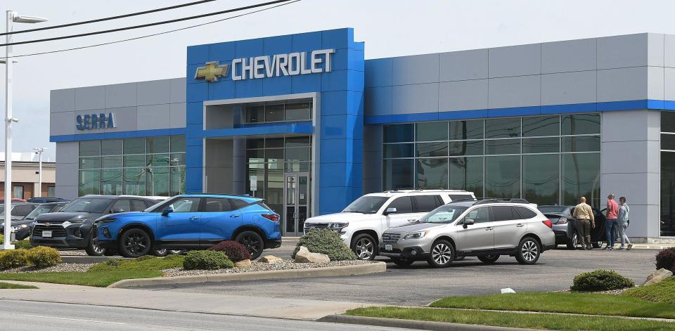 Serra Chevrolet is part of the Green Auto Mile along Arlington Road in  Summit County.