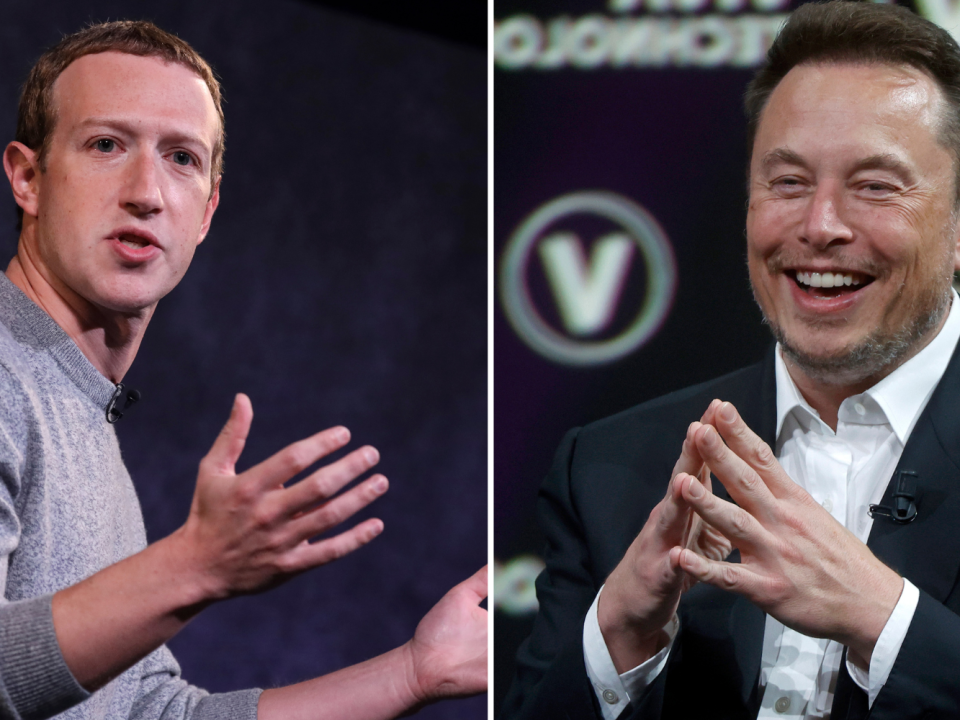Mark Zuckerberg und Elon Musk. - Copyright: Getty Images