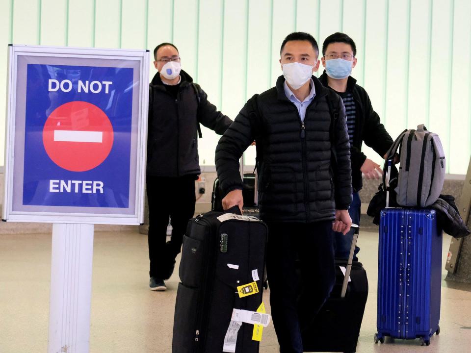 The US has introduced travel restrictions in an effort to restrict the spread of the coronavirus: Reuters