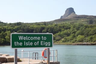 Eigg, an island in Hebrides off the coast of Scotland. [Photo by Flickr user kevinzim]