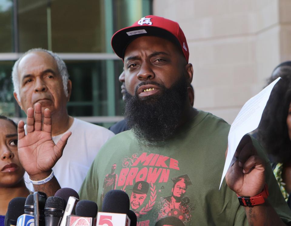 Michael Brown Sr. wants officials to reopen the case around his son's death five years ago. (Photo: Associated Press)