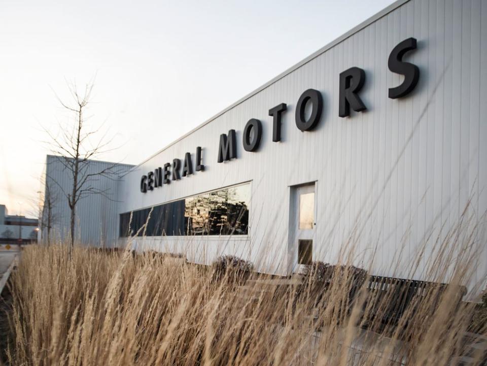  The General Motors plant in Oshawa.
