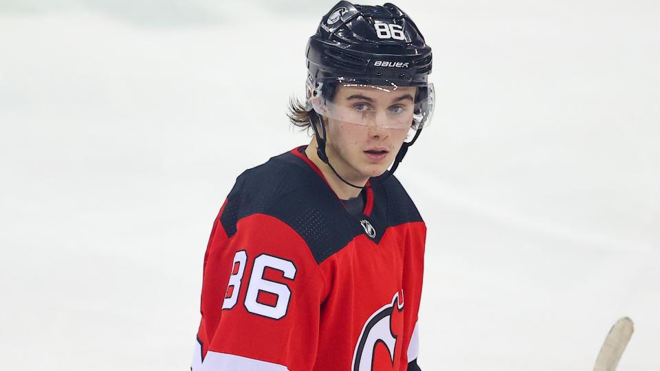 NHL Devils sign centre Jack Hughes to eightyear extension