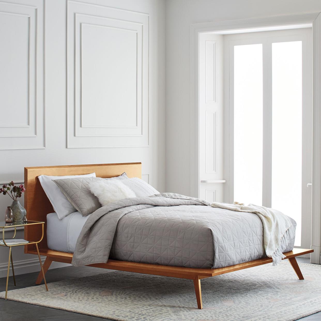 <p><a href="https://go.redirectingat.com?id=74968X1596630&url=https%3A%2F%2Fwww.westelm.com%2Fproducts%2Fmid-century-platform-bed-h2600&sref=https%3A%2F%2Fwww.womansday.com%2Fhome%2Fdecorating%2Fg46436415%2Fbest-platform-bed-frames%2F" rel="nofollow noopener" target="_blank" data-ylk="slk:Shop Now;elm:context_link;itc:0;sec:content-canvas" class="link rapid-noclick-resp">Shop Now</a></p><p>Mid-Century Platform Bed </p><p>westelm.com</p><p>$1499.00</p>