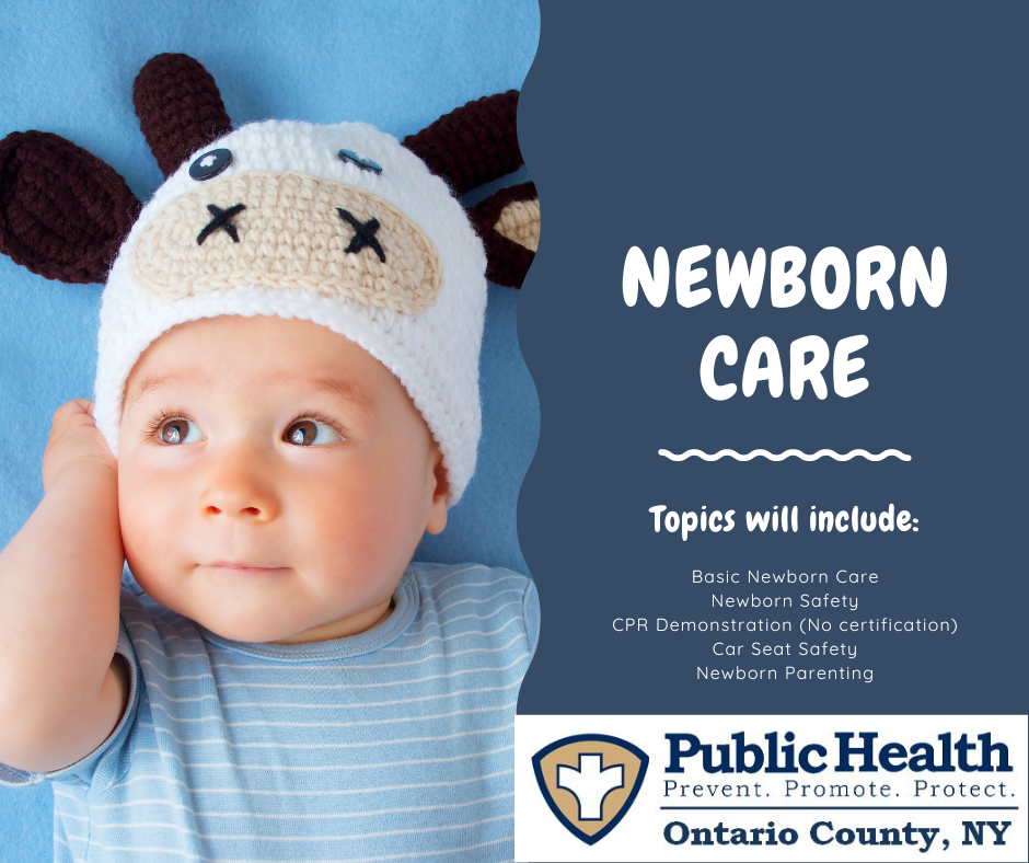 Ontario County Public Health offers its first Newborn Care Class