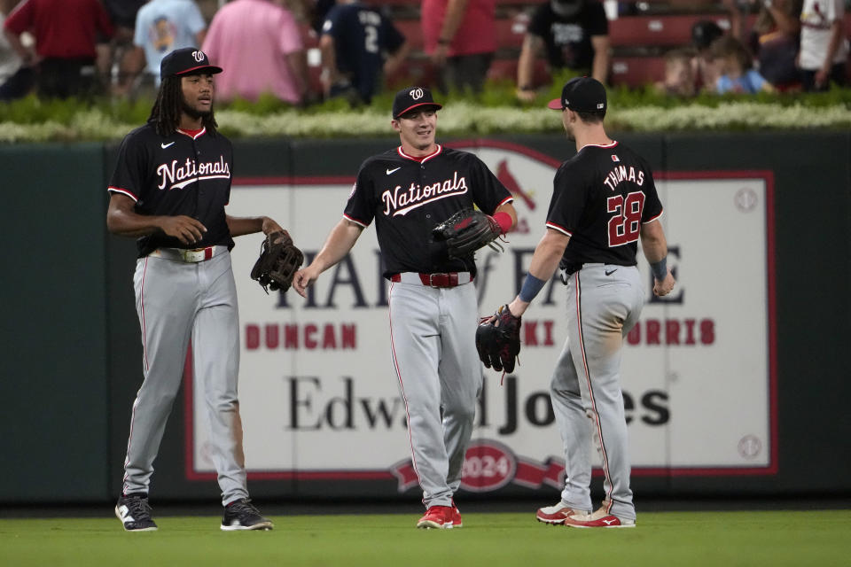 Jacob Young hits basesloaded triple in the 10th in the Nationals' 108