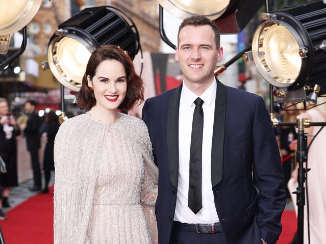 Downton Abbey star Michelle Dockery marries Jasper Waller Bridge  