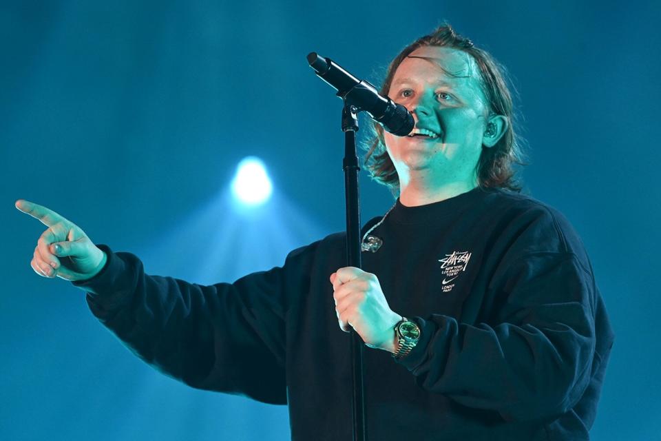 Lewis Capaldi performs on stage during day two of Latitude Festival 2022