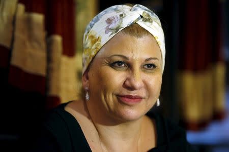 Dounia Bouzar, a 51-year-old Muslim anthropologist, speaks to Reuters during an interview in Paris, France, October 22, 2015. REUTERS/Charles Platiau