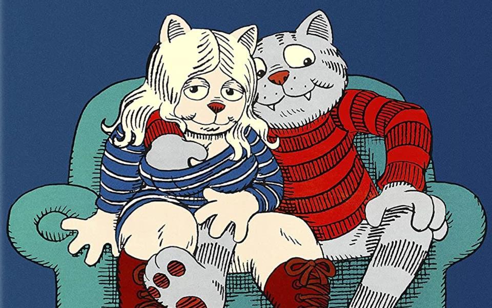 Kater Fritz hat fast nichts außer Sex, Drogen und Alkohol im Kopf, trotzdem (oder gerade deshalb) wurde "Fritz the Cat" (1972) zum Kultfilm - eine ungenierte Zeichentrick-Satire zwischen College-Leben und Neonazi-Terror, inszeniert von Ralph Bakshi. "Fritz the Cat" gilt als einer der ersten Animationsfilme für Erwachsene - ein Subgenre, das bis heute noch viele weitere sehenswerte Werke hervorbrachte ... (Bild: Scorpion Releasing)